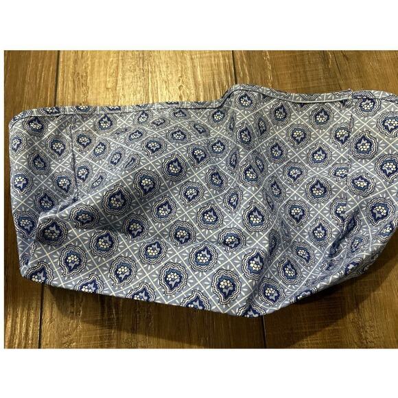 Longaberger ENVELOPE‎ Basket Liner PROVENCIAL PAISLEY blue Fabric NEW - Picture 2 of 3